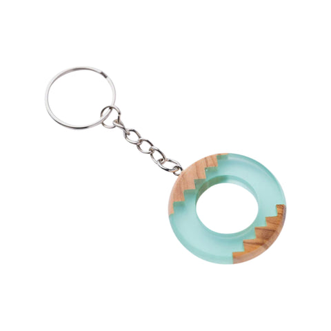 Cima Keychain, Olive Wood