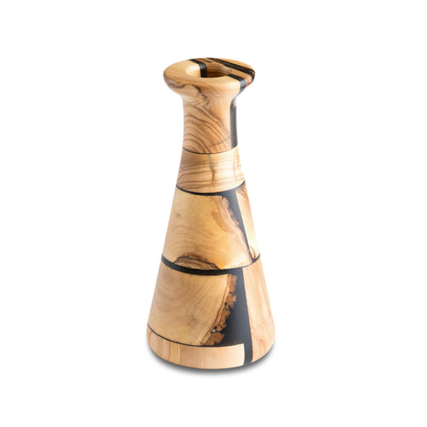 Country Riciclo Flower Vase, Olive Wood