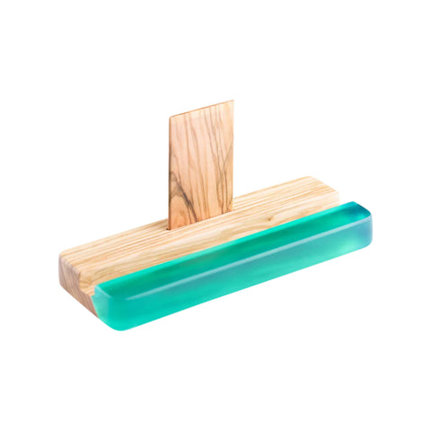 Desktop Tablet Holder, Olive Wood