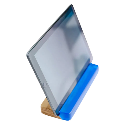 Desktop Tablet Holder, Olive Wood