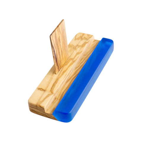 Desktop Tablet Holder, Olive Wood