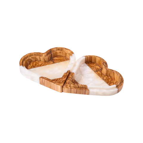 Heart Wood Jewelery Box, Olive Wood