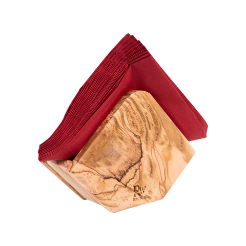 Ulivo Paper Napkin Holder, Olive Wood