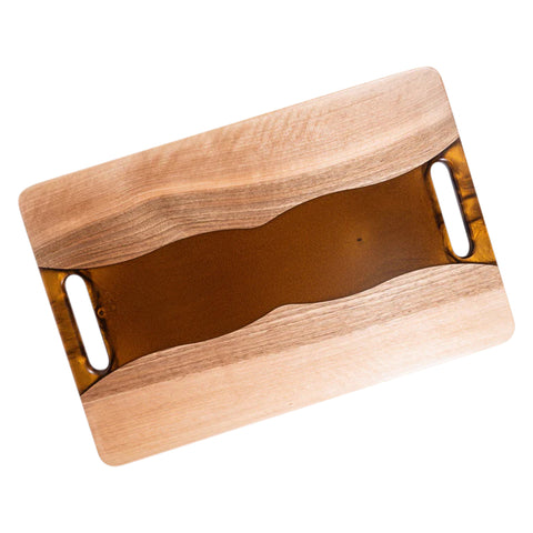 Onda Serving Tray, Walnut Wood