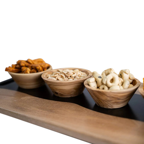 Onda Serving Tray, Walnut Wood