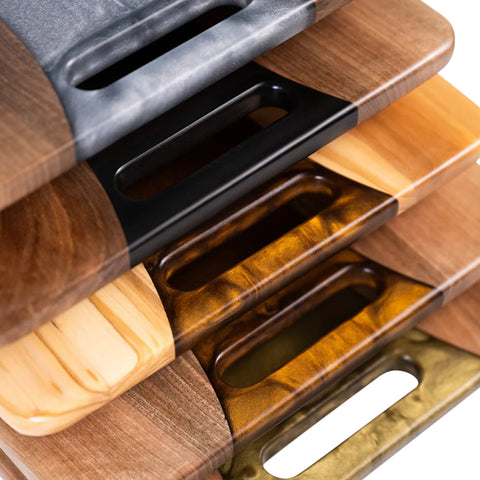 Onda Serving Tray, Walnut Wood