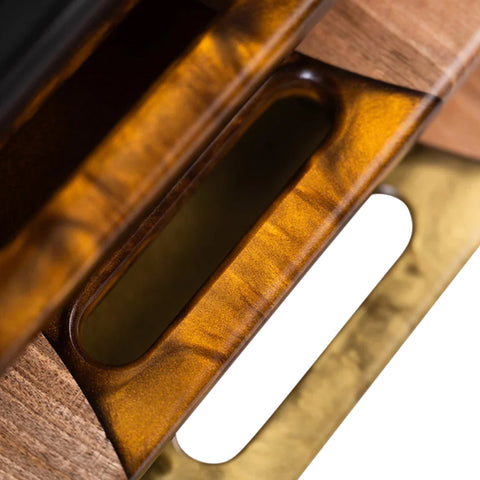 Onda Serving Tray, Walnut Wood