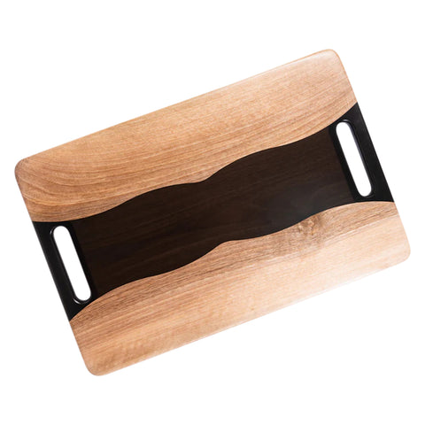 Onda Serving Tray, Walnut Wood