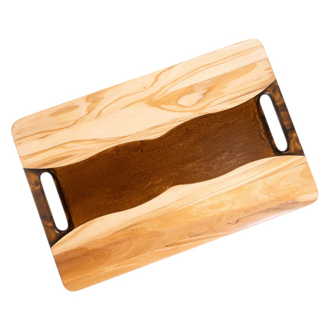 Onda Serving Tray, Walnut Wood