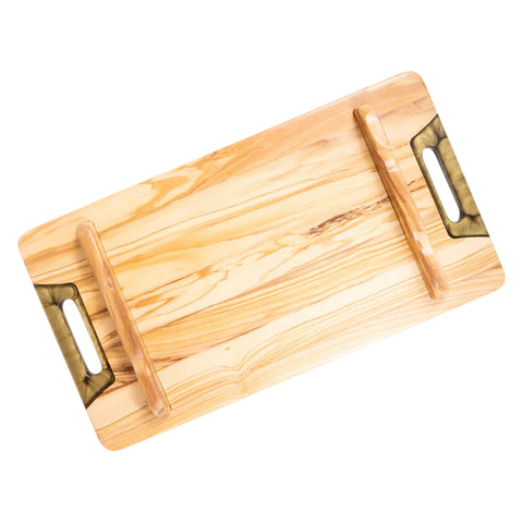 Onda Serving Tray, Olive Wood