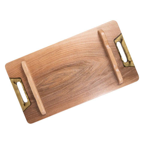 Onda Serving Tray, Walnut Wood