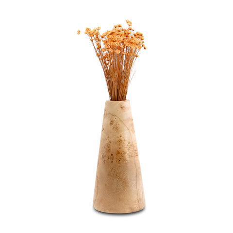 Radice Flower Vase, Poplar Wood