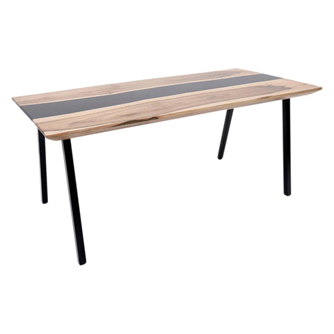 River Rectangular Table, Walnut Wood