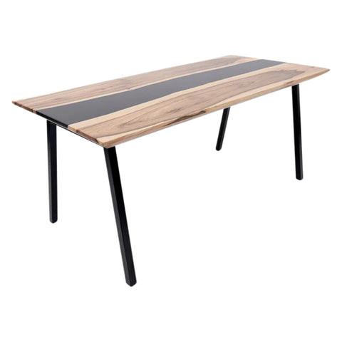 River Rectangular Table, Walnut Wood