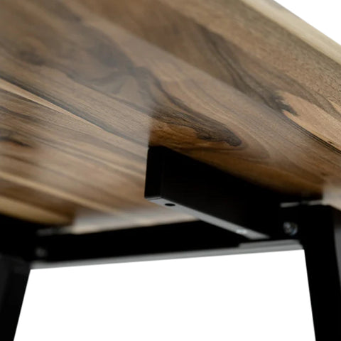 River Rectangular Table, Walnut Wood