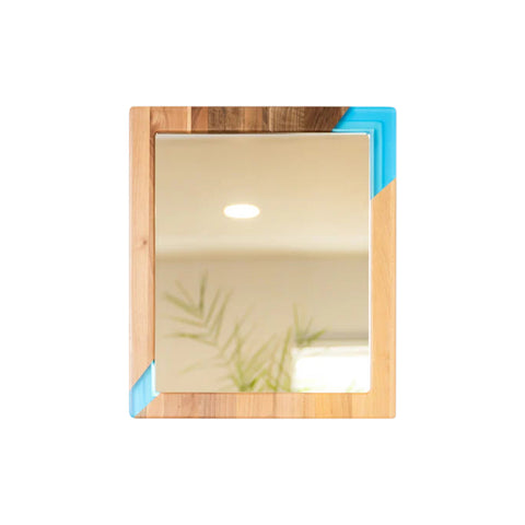 Rectangular Mirror, Walnut Wood