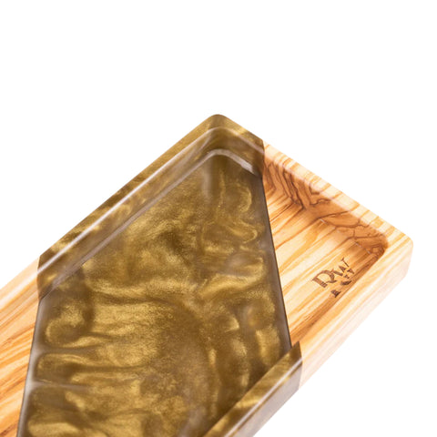 Rectangular Valet Tray, Olive Wood