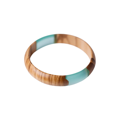 Rica Circle Bracelet, Olive Wood