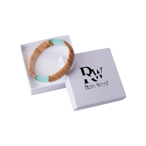 Rica Circle Bracelet, Olive Wood