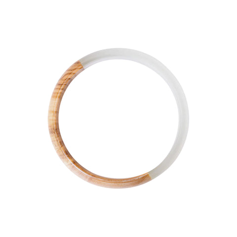 Rica Circle Bracelet, Olive Wood