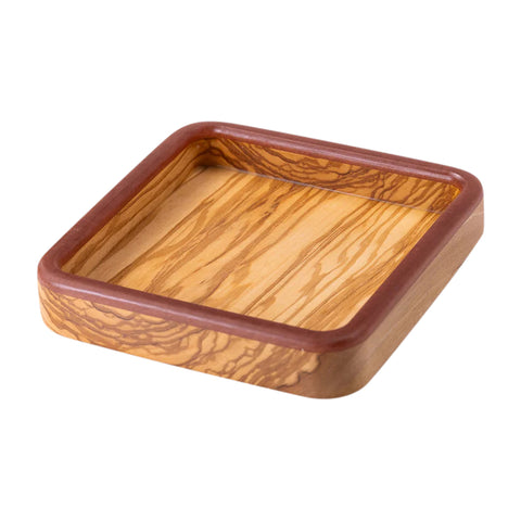 Square Talen Tray, Olive Wood