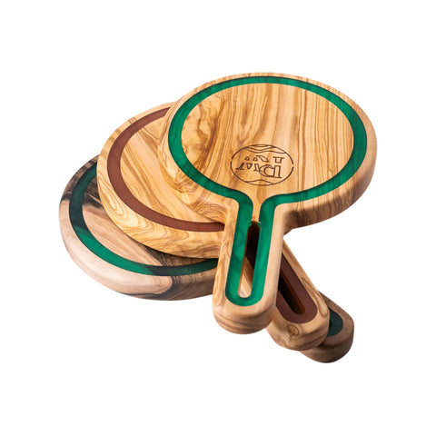 Talen Round Cutting Board, Olive Wood