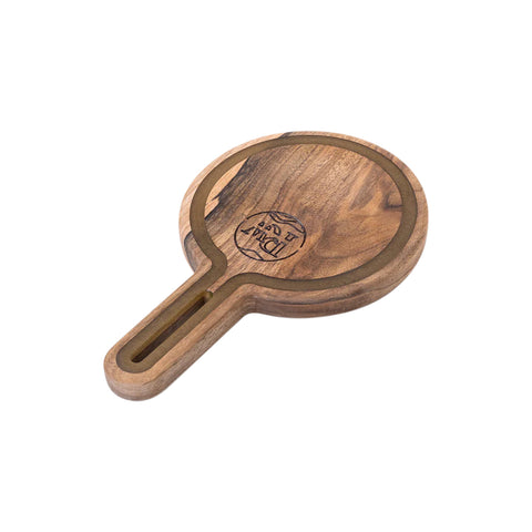 Talen Round Cutting Board, Walnut Wood