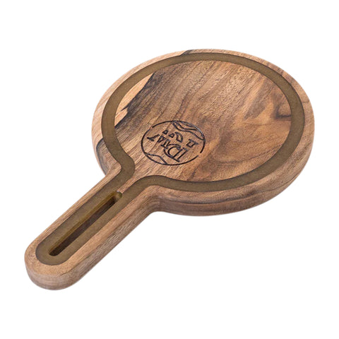 Talen Round Cutting Board, Walnut Wood