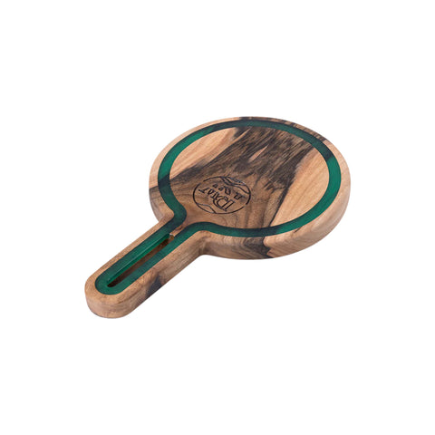 Talen Round Cutting Board, Walnut Wood