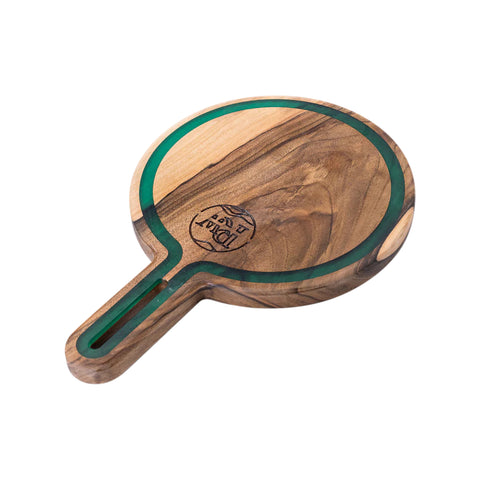 Talen Round Cutting Board, Walnut Wood