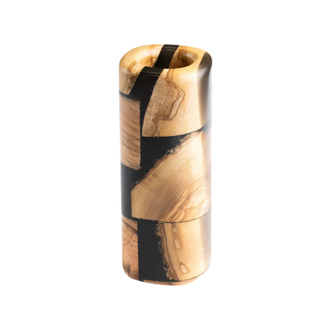 Thrash Riciclo, Flower Vase, Olive Wood