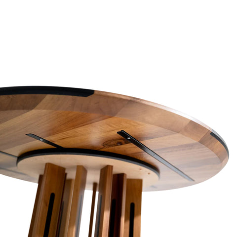 River Round Table, Walnut Wood