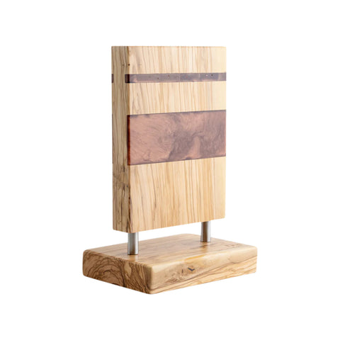 Venus Magnet Knife Block With 6 Knives, Olive Wood