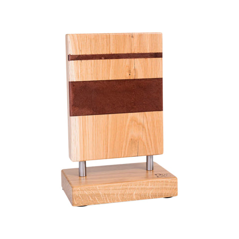 Venus Magnet Knife Block With 6 Knives, Oak Wood