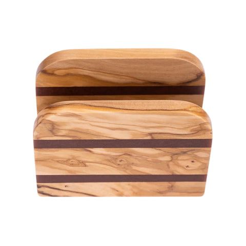 Venus Paper Napkin Holder, Olive Wood