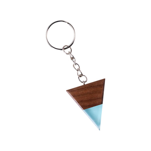 Vetta Keychain, Walnut Wood