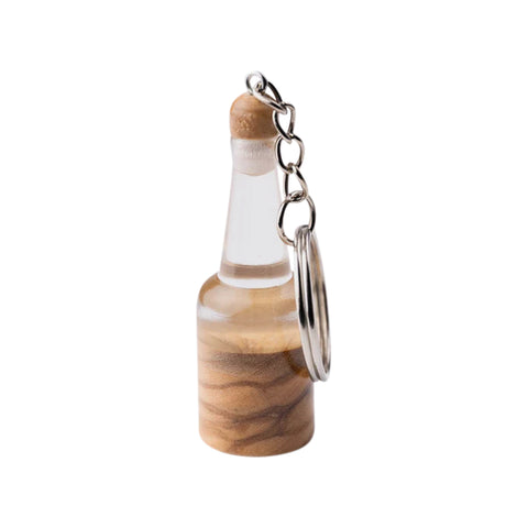 Water Keychain, Olive Wood