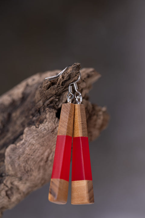 Chiara triangle earrings-ReinWood