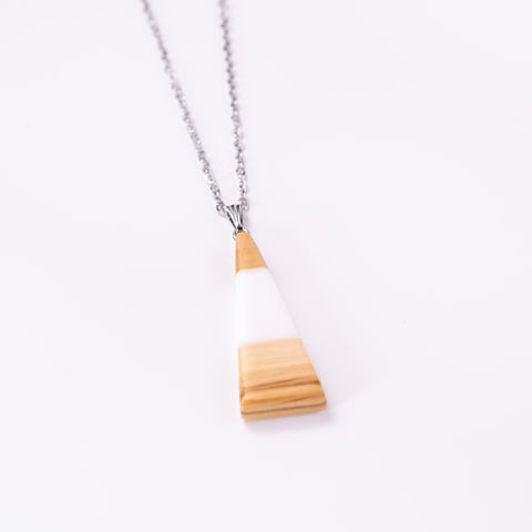 Chiara triangle necklace-ReinWood