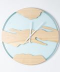 Costa Wall Clock, Ash - Water Resin-ReinWood