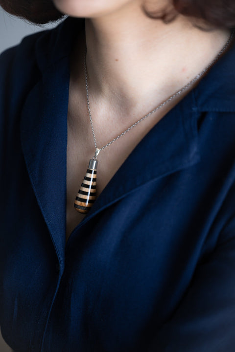 Gemma line necklace-ReinWood