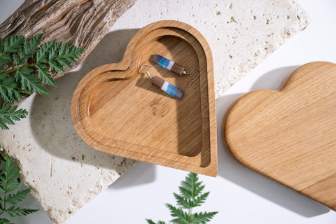 Heart-shaped jewelry box-ReinWood