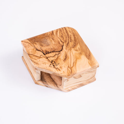 Olive paper napkin holder 17 x 12.5 x 6.2 cm-ReinWood