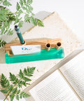 Phone holder with 2 pen holders-ReinWood