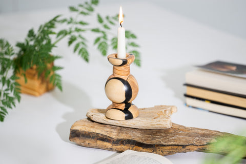 Riciclo candle holder-ReinWood