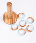 Round napkin holders set of 8 pieces-ReinWood