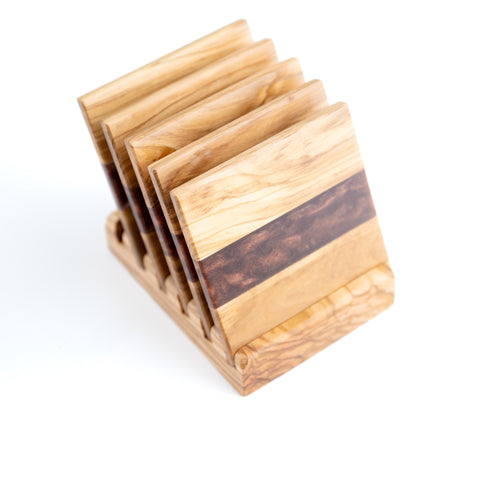 Square saucers set of 6 pieces-ReinWood