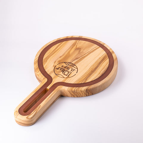 Talen Round Cutting Board - Olive Wood-ReinWood