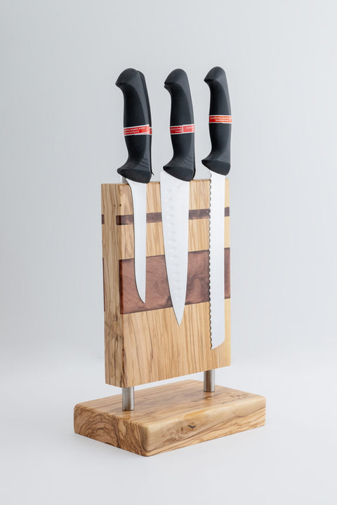 Venus magnet knife holder with 6 knives-ReinWood